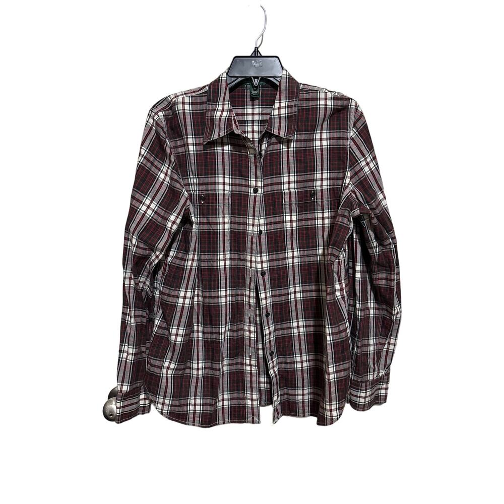 Lauren Jeans Company Button Down Shirt Top L